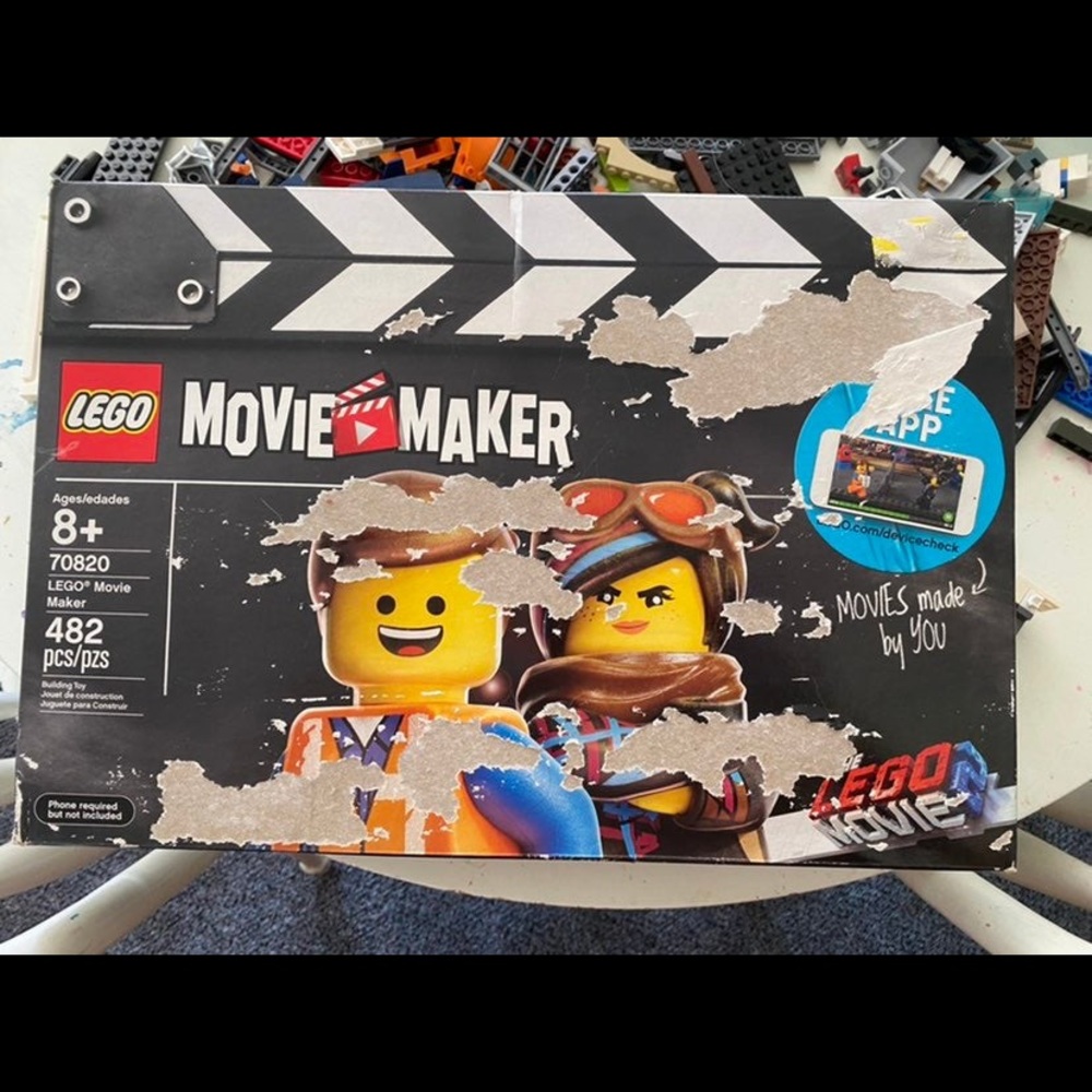Never opened movie maker Lego set